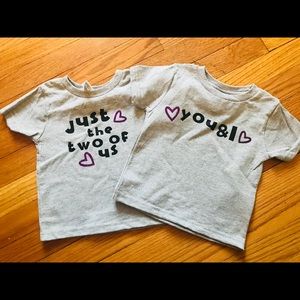 Twin or sister shirts